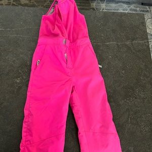Girls size 7, Spyder ski bibs